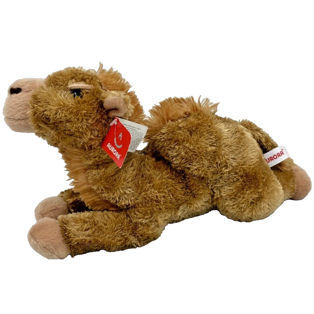 Camel Plush Sahara by Aurora Arabian Dromedary Camel Tan 12" Long